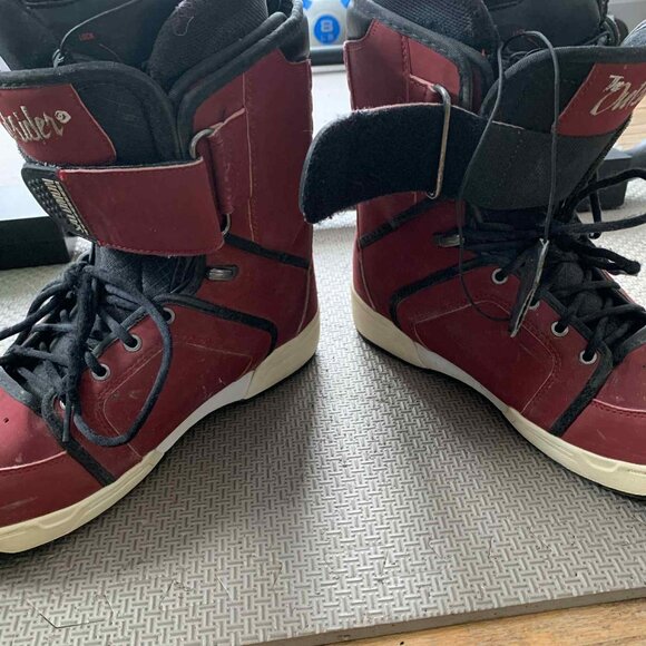 Salomon "The Outsider" Snowboard Boots - Burgundy/Black - Size 8 - Picture 6 of 9